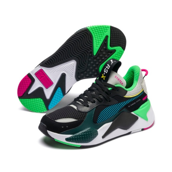 puma rsx green